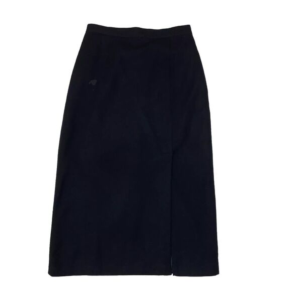 SAG HARBOR Vintage 100% Pure Wool Black Straight Pencil Skirt Size 14 - Picture 4 of 10